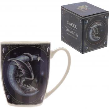 Taza Dragon Dreams con diseño de Dragón y Luna