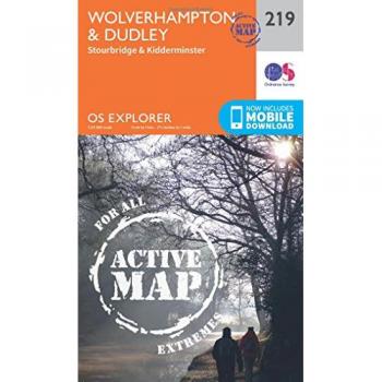 Ordnance Survey Map of Wolverhampton & Dudley