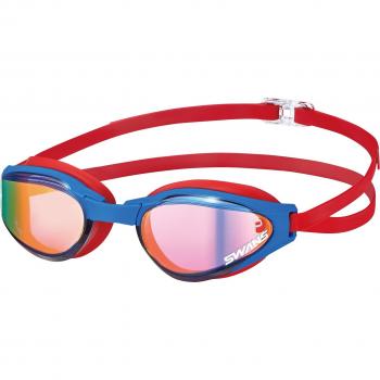 Asender Swans Fina Certified MIT Red Mirror Racing Goggles