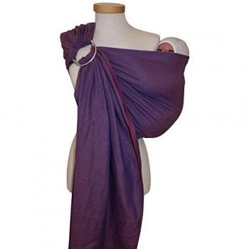 Écharpe à anneaux Storchenwiege Leo en Rose pour bébés et enfants