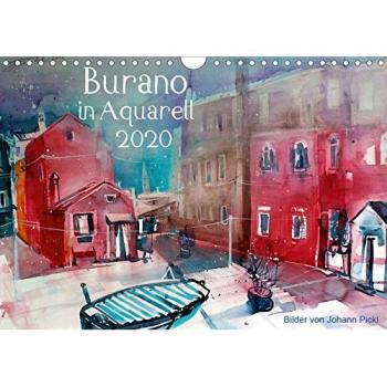 Burano in Aquarell 2020