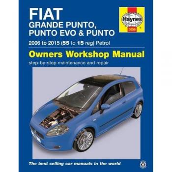 Haynes Workshop manual Fiat Grande Punto, Punto Evo & Punto petrol (2006-2015) 5956