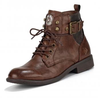 Bruno Banani Cognac-Reißverschluss-Stiefel (Leiter) – 39