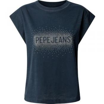 Female XS Pepe Jeans Dulwich Blue Short Sleeve Shirt