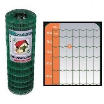 Rete Elettrosaldata e Plasticata Novaplax, Maglia Differenziata 25 x h. 1,2 Mt