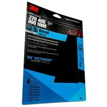 3M 9 x 11 Wetordry Sandpaper 1000 Grit
