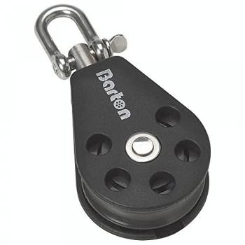 Poulie Pivotante Simple 630kg 12mm Barton Marine