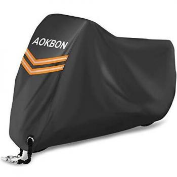 AOKBON Carcasa Exterior para Moto con Bloqueo UV