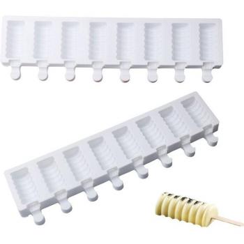 FrozenFizz 8-Section Spiral Ice Cube Tray