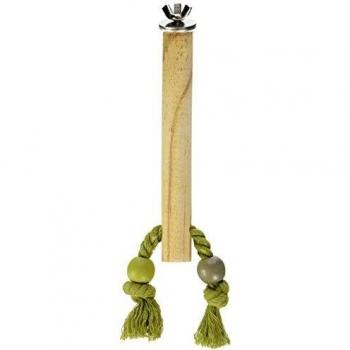 Perchero Assorti de Madera con Cuerda para Pájaros Talla L