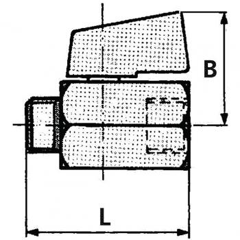Válvula Giratoria Pequeña 1/4 DN 8 – Riegler Par 10