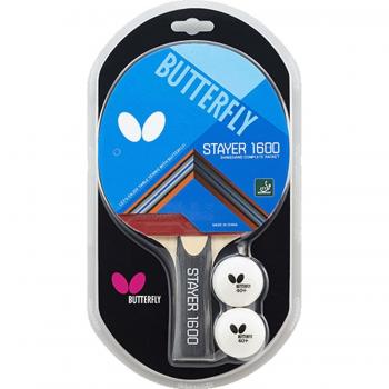 Leisure Stayer 1600 17080 Butterfly Racket met Tendu Rubber