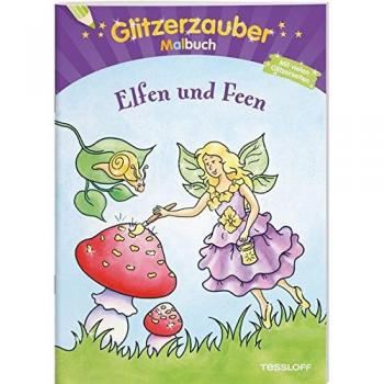 Glitzerzauber Malbuch Elfen und Feen