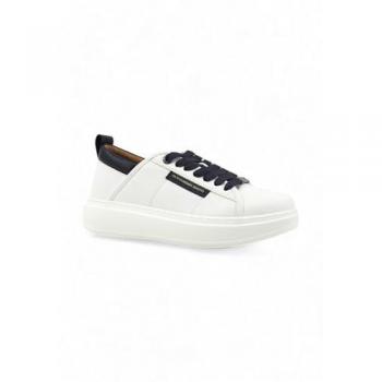 Piedisportivi Uomo Alexander Smith Eco-Wembley in Bianco e Blu