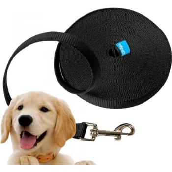Correa Perro Larga Adiestramiento Resistente 1.5m / 3m / 5m / 10m / 15m de Naylon Fuerte