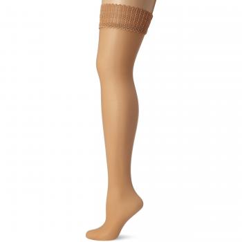 Palmers Damen Matt Fein Strumpfhose Selbsthalter Fatal, 15 DEN, Beige, M