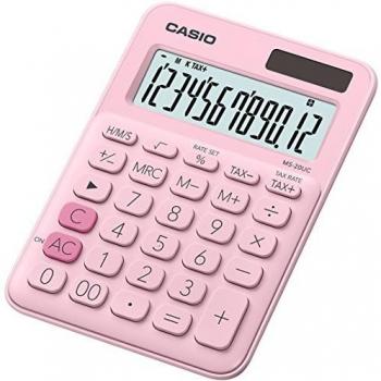 CASIO MS-20UC-PK Pink Desktop Calculator