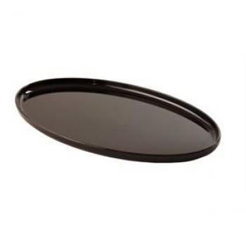 Miniature Black Oval Coaster