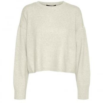 Damenpullover Vero Moda Petite DOFFY in Creme, 1‑Teile‑Set