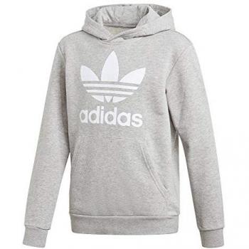 Adidas Kids Sweatshirt Trefoil Hooded Shirt grau 170