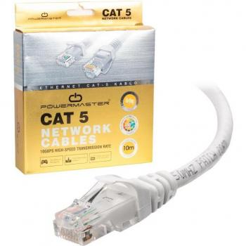 KABEL ETHERNET 10M GRAU POWERMASTER