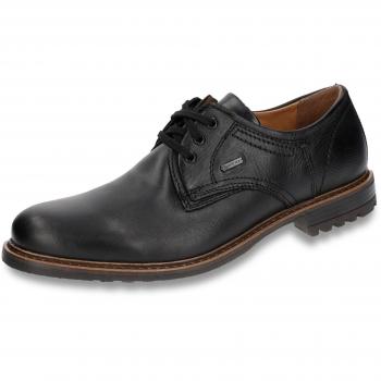 Herren‑Derby Schnürhalbschuhe „Romano“ – Schwarz, EU 44