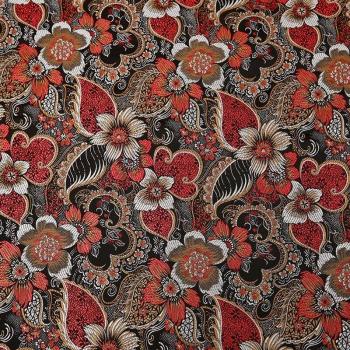 75cm Floral Jacquard Brocade Fabric for Dressmaking