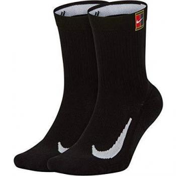 Nike Court Multiplier Tennis Socks 2 Pack Black Size 34-38