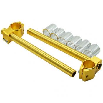 2pcs CNC Racing Clip-On Handlebars for Cafe Racer