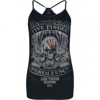 Five Finger Death Punch Top Nero Donna Wings S/L