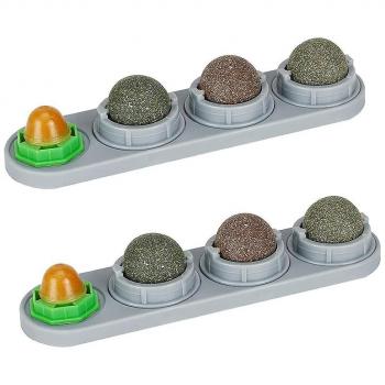 Set de 8 Pelotas de Catnip para Gatos