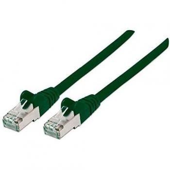 Patch Cable Intellinet 15 m Cat6A Gold-Plated, Vert