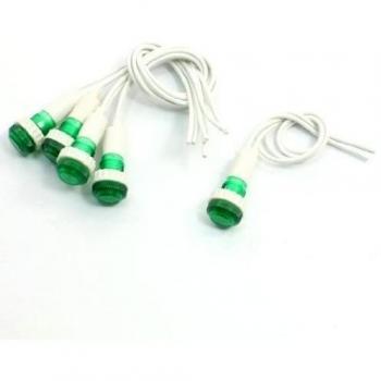 Set 5× Calentador de Agua, Cable Verde, Lámpara 220VAC