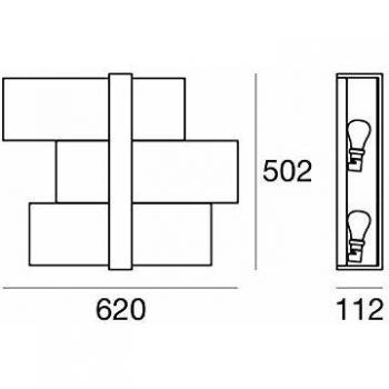 Triad Deckenleuchte 2x57W E27