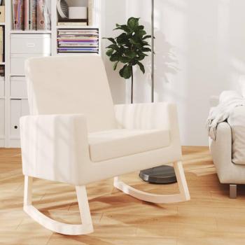Poltrona de Baloiço VidaXL – Creme
