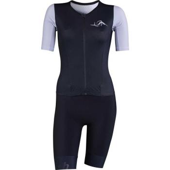 Sailfish Performance Damen-Badeserie Grau/Schwarz/Weiß – M‑Größe