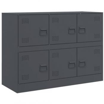 Armoire latérale anthracite 99x39x73 cm acier