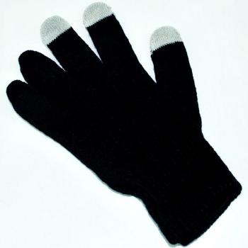 Warme gestrickte Handschuhe für den Herbst