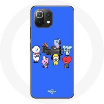Xiaomi Mi 11 Lite BTS BT21 Play Music Case