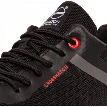 Crosshatch Kamran Mens Trainers, Size 8, UK Black