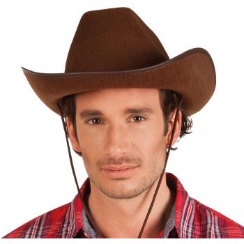 Manteau de Chapeau Cowboy Feutré Marron Adult 56/57