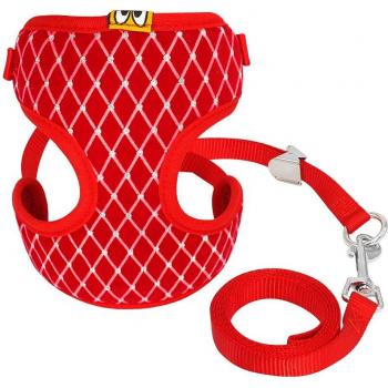 Small Dog and Cat Harness Vest with Leash
