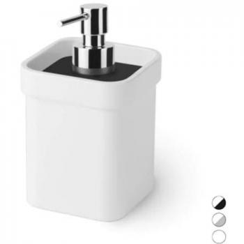 Tazza Saponiera Ceramica Bianco Nero 85x90x150 – Design Italiano