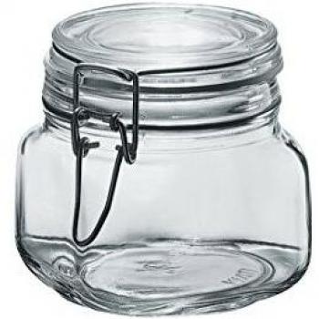 Barattolo di Borgonovo 20 cl con Coperchio a Scorrimento