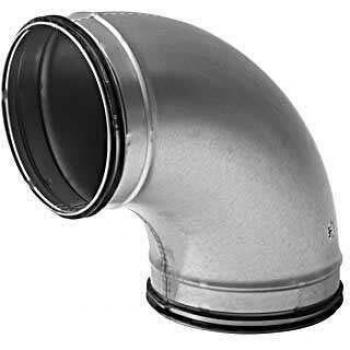 Coude 90° Galva D80 à joints