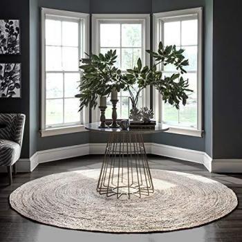 NuLOOM Rigo Chunky Loop Jute Rug, 8 ft Diameter