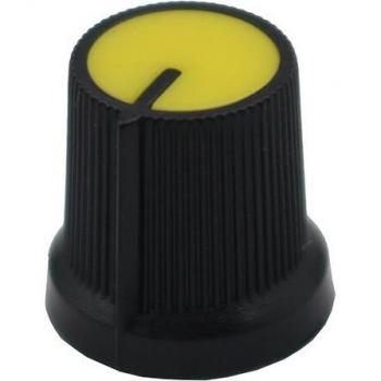 12 Uds Potenciómetros de Volumen con Perilla Negra, Agujero 6mm, Seis Colores