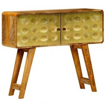 Buffet en Bois de Manguier Massif Commode Vaisselier Armoire Dressoir