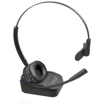 SBS TESMMONOHEADBTK Cuffia Wireless A Padiglione con Base di Ricarica, Nero