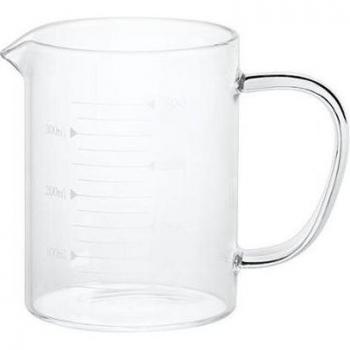 Tasse à jus en verre borosilicaté